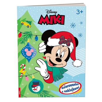 Kolorowanka z naklejkami. Miki